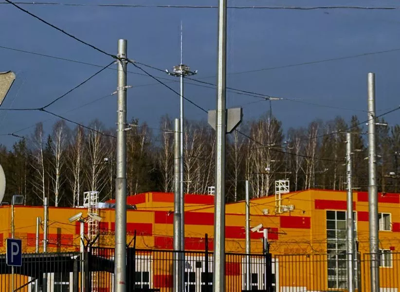 Мачты освещения ВМО-16 <br />
трамвайное депо, г. Верхняя Пышма